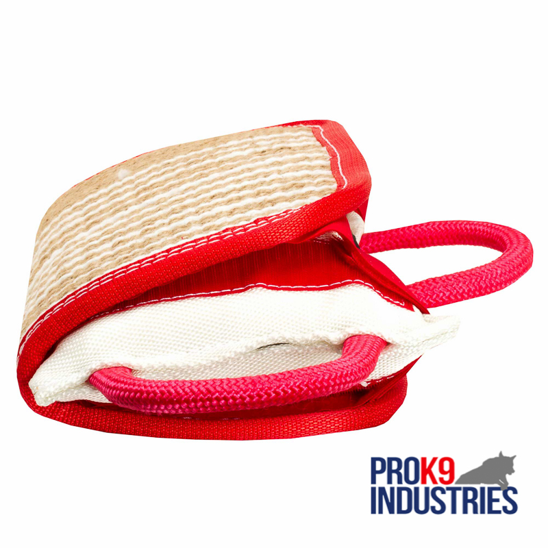 "Biting-Jaws" Training Dog Pillow with Jute Cover